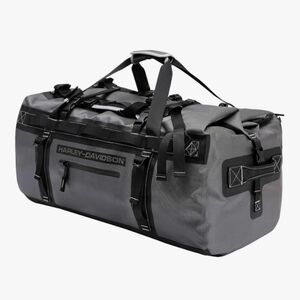 Harley-Davidson 33-inch Water-Resistant Canvas Bag - Black or Silver, Silver, So